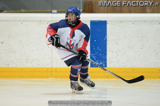 2014-10-11 Aosta-Hockey Milano Rossoblu U14 0130 Marco Grilli